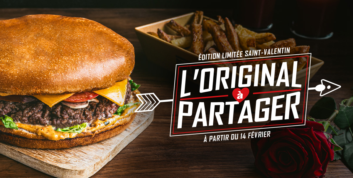 L'original à partager, un burger XXL en édition limitée chez Brut Butcher, le fast-food du boucher