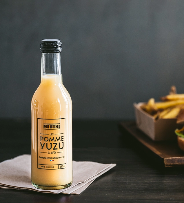 Jus pomme yuzu, jus de fruits artisanal