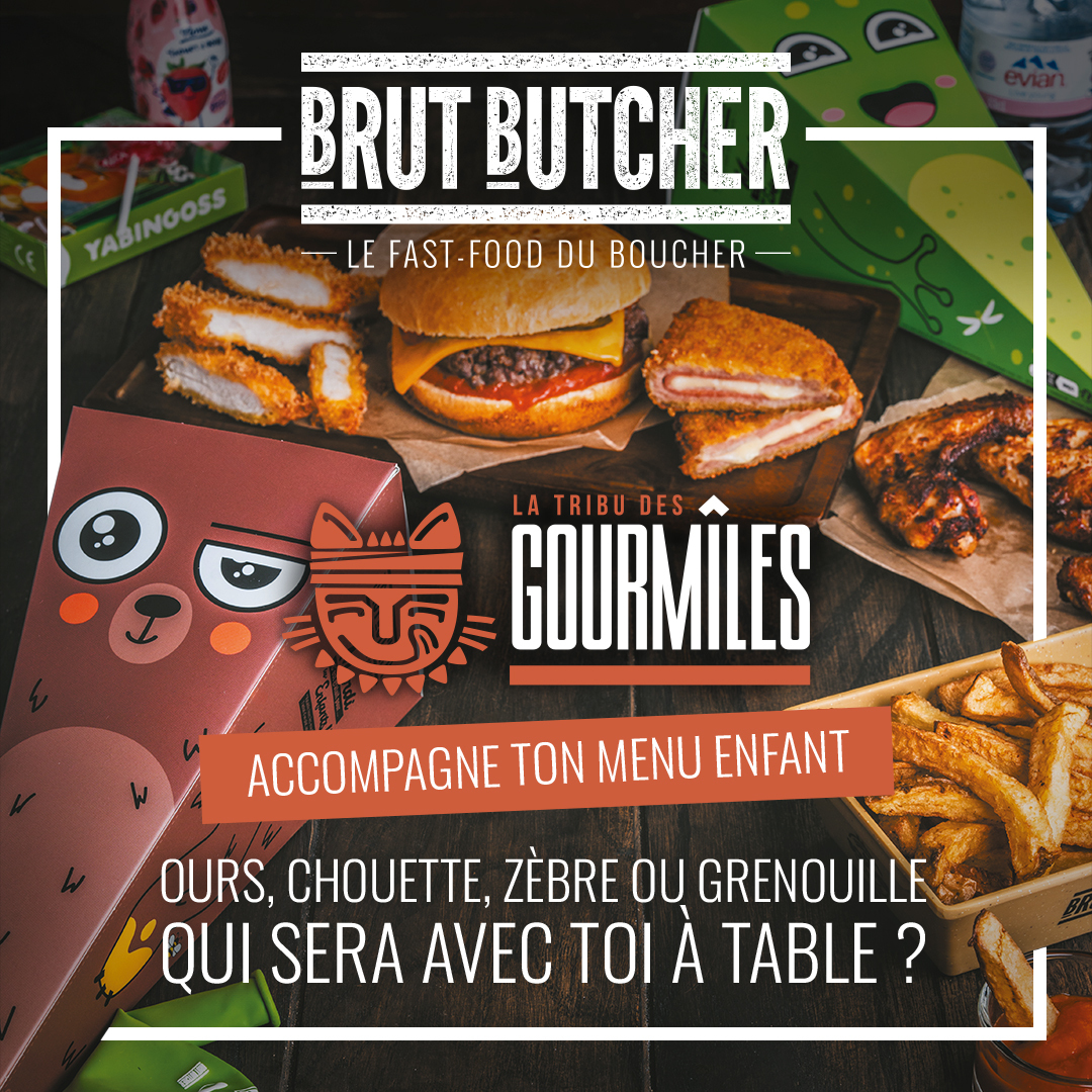 Lancement Box Pochette Surprise Menu Enfant Brut Butcher