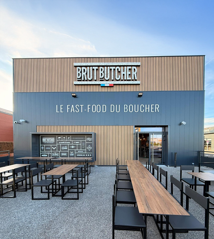 Fast food restaurant à Aubière (Clermont-Ferrand) : burger & viande - Brut Butcher